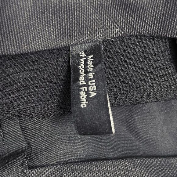 Theory Cropped Slim Pant Black Admiral Crepe Classic Dress Pants Women’s Size 2 - Picture 10 of 12
